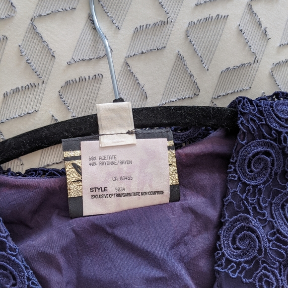 Vintage long button-up dress with short sleeves - Picture 5 of 10